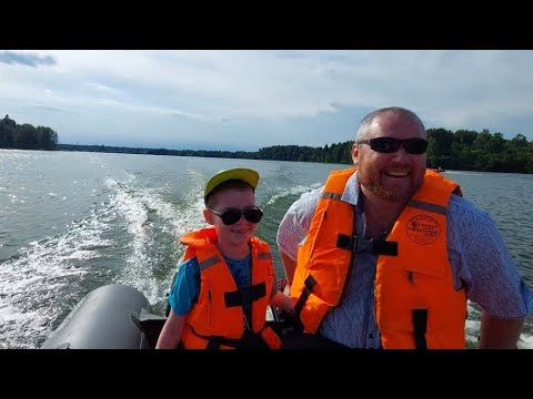 Видео: Отдыхаем всей семьёй на Яузском водохранилище.