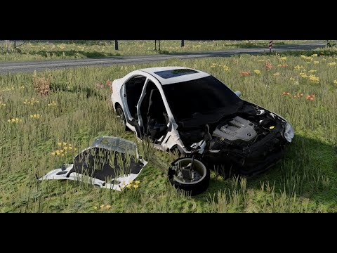 Видео: КУПИЛ МЕРС ПОСЛЕ ДТП и ВОССТАНОВИЛ в BeamNG.drive