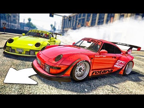 Видео: ПАРНЫЙ ДРИФТ НА 911 ПОРШАКАХ. БИТВА АВТОПИЛОТОВ В ГТА 5 ОНЛАЙН