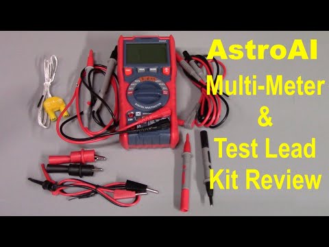 Видео: Обзор цифрового мультиметра AstroAI M6KOR TRMS 6000 с отсчетами и измерительными проводами