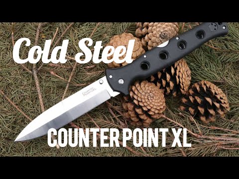 Видео: Cold Steel Counter point XL vs Ti-lite 6 обзор