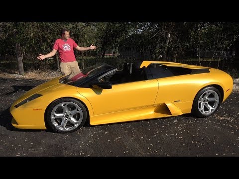 Видео: Lamborghini Murcielago Roadster - это самая последняя старомодная Ламба