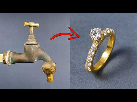 Видео: Как сделать кольцо из старого крана