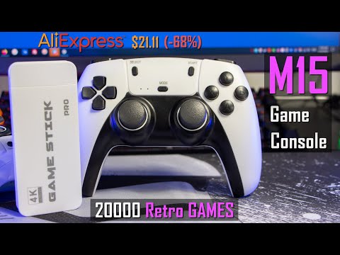 Видео: Що може ретро консоль M15 4K Game Stick 🎮 з Aliexpress? $21 за 20 000 Retro ігор і класні розваги