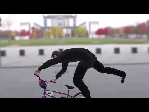 Видео: Руслан Тушенцов (Cmh) катается на велике 