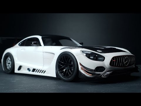 Видео: Построение масштабной модели: Tamiya Mercedes AMG GT3 - масштаб 1/24 - ASMR - ЧАСТЬ 1
