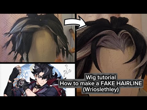 Видео: Урок по укладке парика — искусственная линия роста волос — Wriothesley