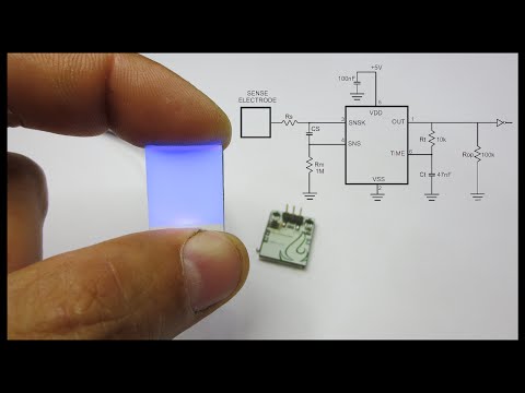 Видео: Сенсорная кнопка с подсветкой из Китая
