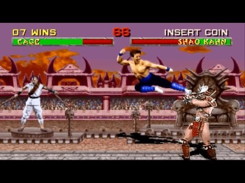 Видео: Mortal Kombat 2 Arcade Джонни Кейдж Геймплей Прохождение