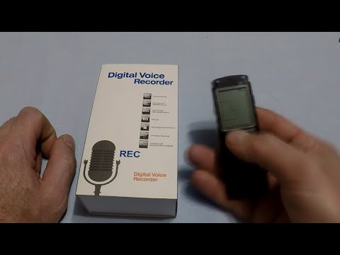 Видео: обзор диктофона Digital Voice Recorder  с алиэкспресс