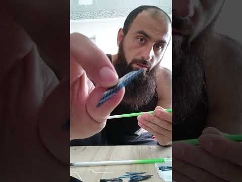 Видео: Перья SPIN-WING VANES. Как правильно поклеить.