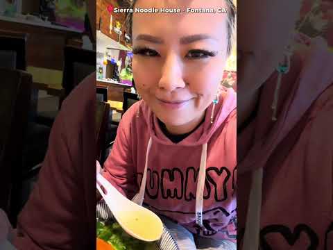 Видео: Sierra Noodle House в Фонтане, Калифорния