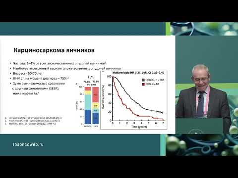 Видео: Лечение карциносарком яичников