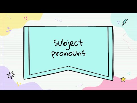 Видео: Subject Pronouns / Short Poem for Kids / Особові займенники