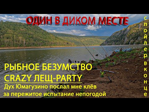 Видео: ОДИН В ДИКОМ МЕСТЕ. Рыбалка с ночевкой. День второй. Юмагузинское водохранилище