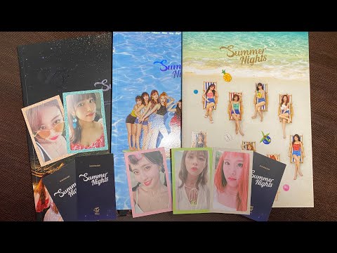 Видео: распаковка twice “summer nights” все версии ~ k-pop twice unboxing