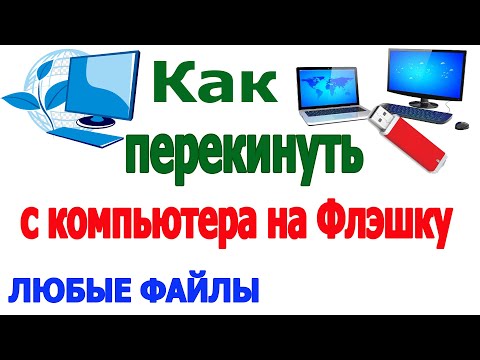Видео: Как перекинуть с компьютера на флэшку фото,видео,музыку,документы