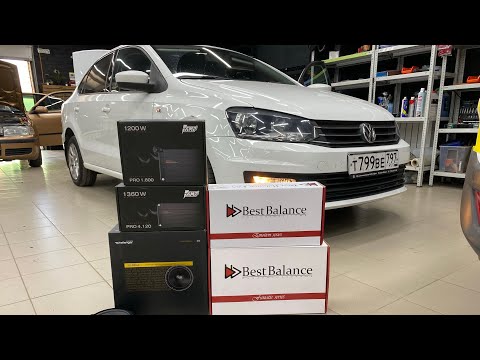 Видео: Идеальная аудиосистема за 60000 рублей . Замена штатной акустики в VW Polo без процессора