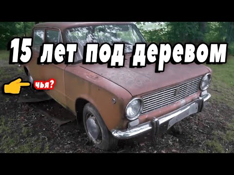 Видео: Заброшенная ЖИГУЛИ ВАЗ 2101 под Деревом: Раритет 15 Лет с Пробегом 1 км! ✨🚗