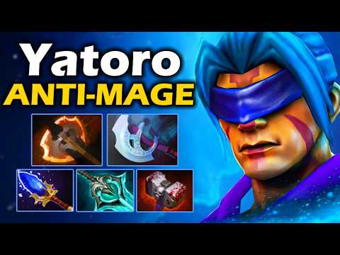 Видео: Яторо на Апнутом Сигнатурном Атимаге! - Yatoro Anti-Mage 7.37 ДОТА 2