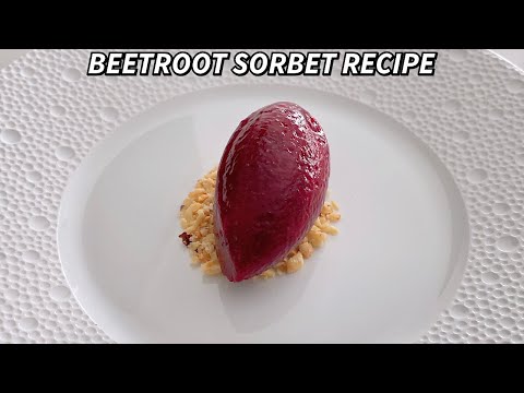 Видео: Рецепт свекольного сорбета (подходит для блендера, Ninja Creami или Pacojet)