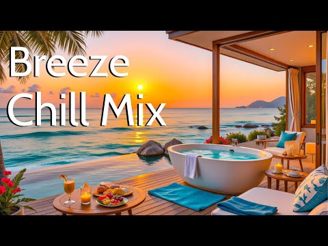 Видео: Ocean Breeze Tropical House ~ Абсолютный Глубокий Расслабляющий Микс Заката на Пляже