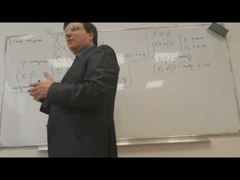 Видео: Р.В. Шамин. Функциональный анализ анализ - лекция № 01