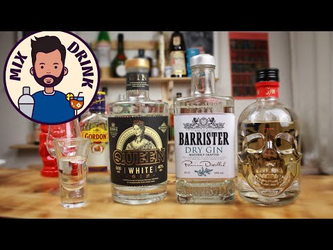 Видео: ЛУЧШИЙ / худший джин, Barrister Барристер, Queen gin, Freeman джин Фриман, Gordon's London Dry Gin