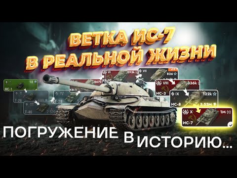 Видео: ТАНКИ ИЗ ИГРЫ В РЕАЛЬНОЙ ЖИЗНИ. ВЕТКА ИС-7 И ЕЕ ИСТОРИЯ.