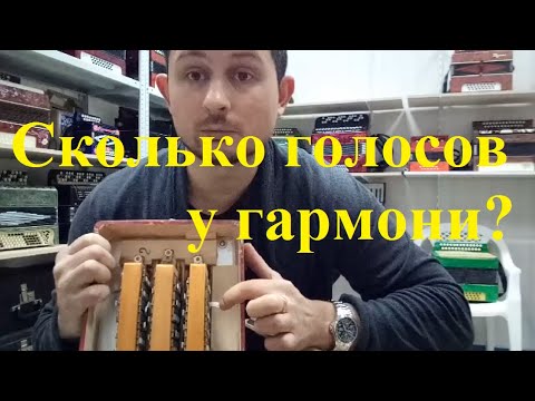 Видео: Как определить сколько голосов у гармони  Для новичков