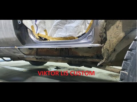 Видео: Замена порога и арки на Nissan Patrol Y61