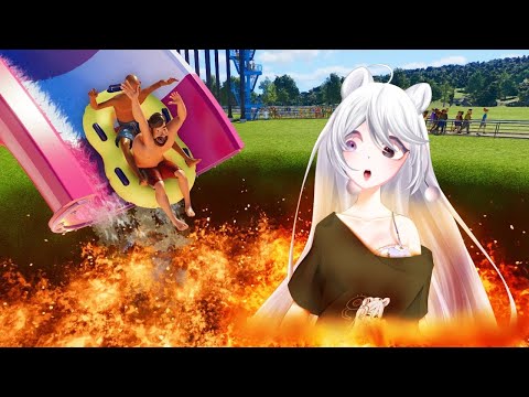 Видео: Я построил аквапарк с 0% выживаемостью | Planet Coaster 2 | Давайте поиграем! Реакция