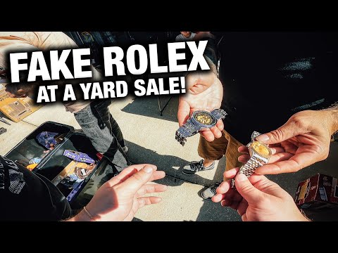 Видео: Мы нашли поддельные часы Rolex на распродаже! 👀