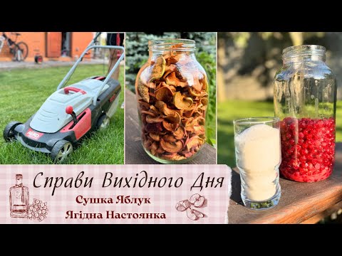 Видео: ВЛОГ вихідного дня 🍎 Роблю СУШКУ з ЯБЛУК та домашню НАСТОЯНКУ 🍷