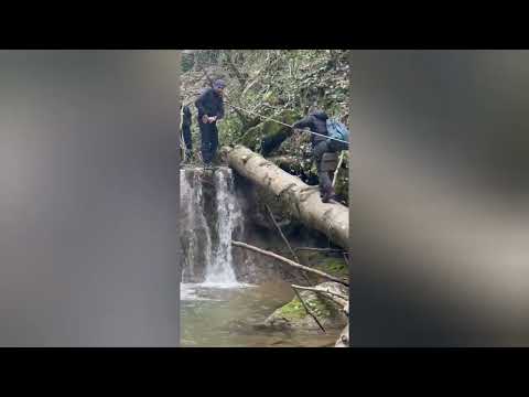 Видео: Поход на Кавярзинские водопады. март 2024