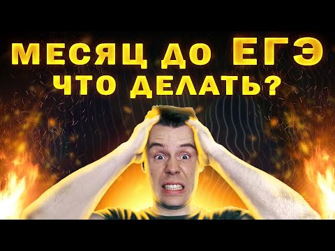 Видео: Что делать за месяц до ЕГЭ? Распределяем время