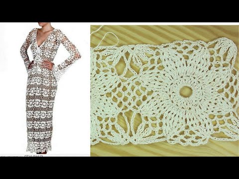 Видео: Еще один Мотив с объемным цветком из журнала Дуплет