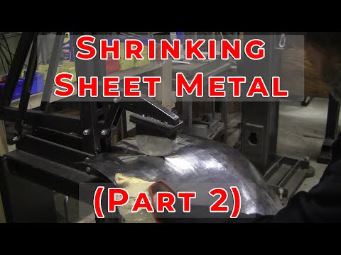 Видео: Формовка металла для начинающих: усадка листового металла (часть 2)