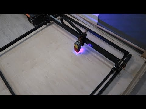 Видео: Собираем китайский лазерный гравер feungsake c рабочим полем 1000*1000 мм и мощностью 160 Вт.