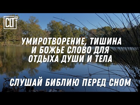 Видео: Восстановление после долгого дня | Без музыки | Затемненный экран | Библия перед сном | Relaxing