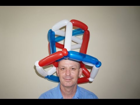 Видео: Дядя Сэм шляпа из шариков