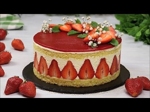 Видео: Торт «ФРЕЗЬЕ» — Fraisier, Мой любимый летний клубничный десерт!