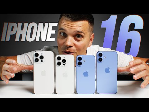 Видео: iPhone 16, 16 Plus, 16 Pro та 16 Pro Max в моїх руках! ТОП Фішок новинок від Apple