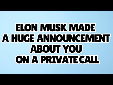 Видео: 🧿Илон Маск сделал важное заявление о вас во время личного звонка.