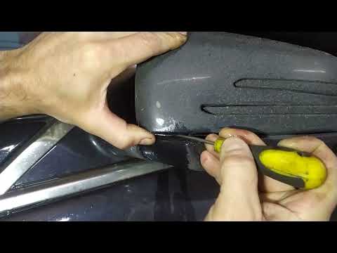 Видео: Мерседес w221 ремонт зеркала без разбора. Когда зеркало выворачивается наружу