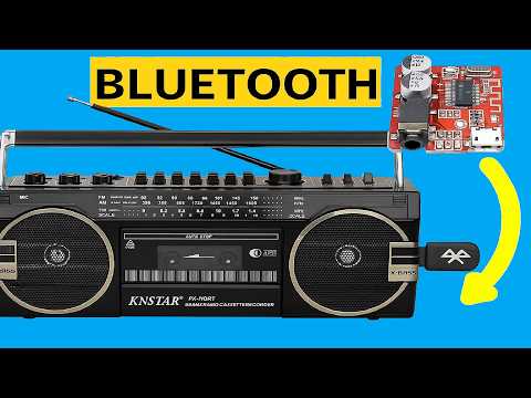Видео: Превратите любой кассетный плеер в музыкальную систему с Bluetooth!
