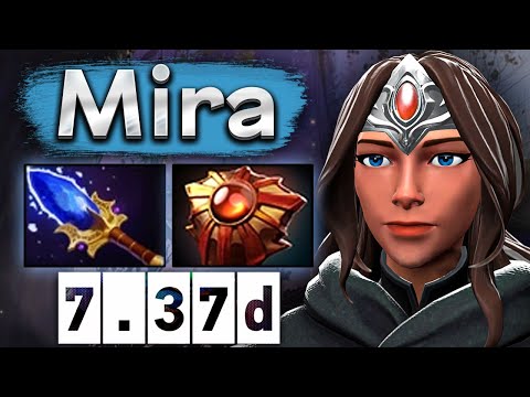 Видео: Мира в инактиве, но играет как Бог! - Mira Mirana 7.37 DOTA 2