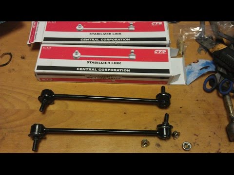 Видео: Замена стоек стабилизатора
