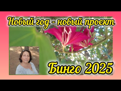 Видео: Вступаю в игру/новый проект #бинго 2025 #вязание #knitting