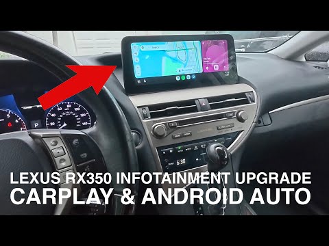 Видео: Обновление большого информационно-развлекательного экрана Lexus RX350 | Carplay Android Auto | Ca...